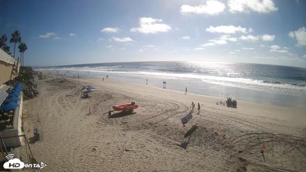17th St. Del Mar Beach - 4K SW Live Webcam - Sep 28, 2026, 3:29pm PDT
