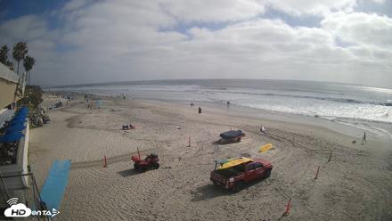 17th St. Del Mar Beach - 4K SW Live Webcam - Jun 1, 2026, 4:42pm PDT
