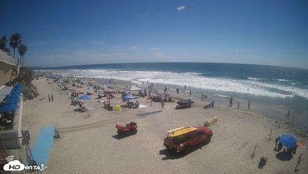 17th St. Del Mar Beach - 4K SW Live Webcam - Jun 21, 2026, 3:11pm PDT