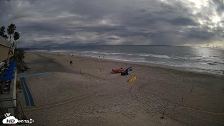 17th St. Del Mar Beach - 4K SW Live Webcam - Apr 12, 2026, 5:14pm PDT