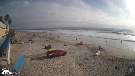 17th St. Del Mar Beach - 4K SW Live Webcam - Jun 6, 2026, 5:57pm PDT