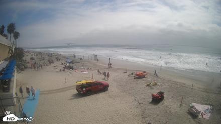 17th St. Del Mar Beach - 4K SW Live Webcam - Jun 5, 2026, 3:08pm PDT