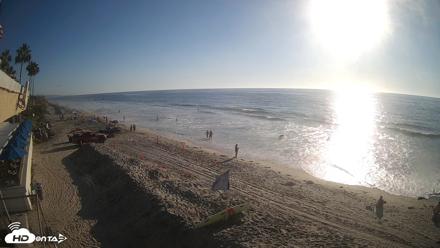 17th St. Del Mar Beach - 4K SW Live Webcam - Oct 5, 2026, 4:55pm PDT