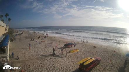 17th St. Del Mar Beach - 4K SW Live Webcam - Jul 24, 2026, 6:03pm PDT