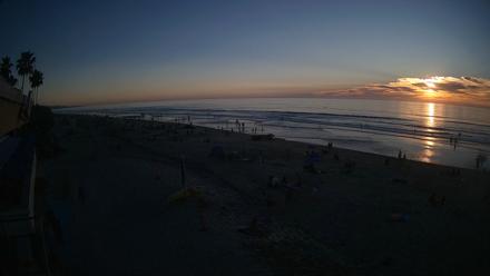 17th St. Del Mar Beach - 4K SW Live Webcam - Mar 1, 2026, 5:28pm PST