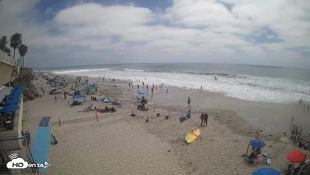 17th St. Del Mar Beach - 4K SW Live Webcam - Jul 8, 2026, 3:05pm PDT