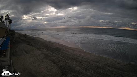 17th St. Del Mar Beach - 4K SW Live Webcam - Oct 23, 2026, 6:09pm PDT