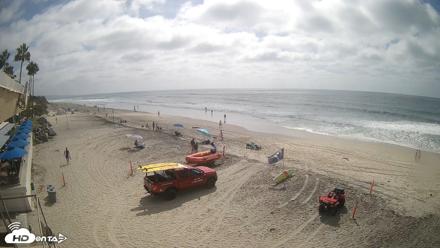 17th St. Del Mar Beach - 4K SW Live Webcam - Sep 23, 2026, 2:36pm PDT