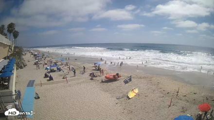 17th St. Del Mar Beach - 4K SW Live Webcam - Jul 8, 2026, 3:40pm PDT