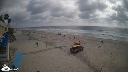 17th St. Del Mar Beach - 4K SW Live Webcam - May 16, 2026, 4:24pm PDT