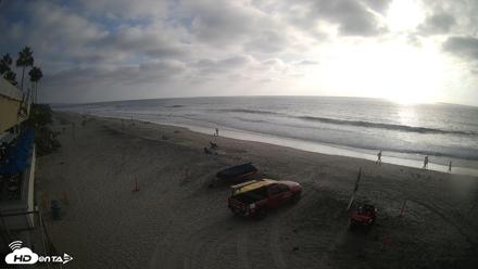 17th St. Del Mar Beach - 4K SW Live Webcam - Sep 24, 2026, 5:13pm PDT