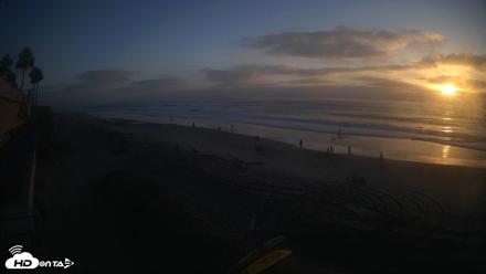17th St. Del Mar Beach - 4K SW Live Webcam - Sep 30, 2026, 6:20pm PDT