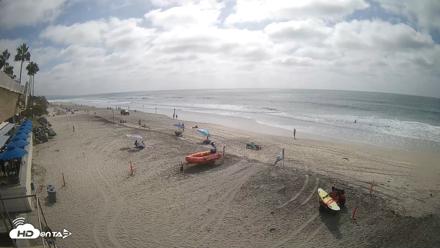 17th St. Del Mar Beach - 4K SW Live Webcam - Sep 23, 2026, 2:33pm PDT