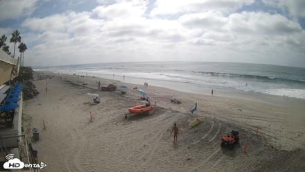 17th St. Del Mar Beach - 4K SW Live Webcam - Sep 23, 2026, 2:33pm PDT