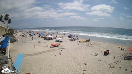 17th St. Del Mar Beach - 4K SW Live Webcam - May 23, 2026, 2:54pm PDT