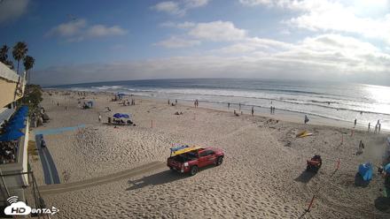 17th St. Del Mar Beach - 4K SW Live Webcam - May 9, 2026, 5:19pm PDT