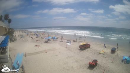 17th St. Del Mar Beach - 4K SW Live Webcam - Jun 10, 2026, 2:38pm PDT