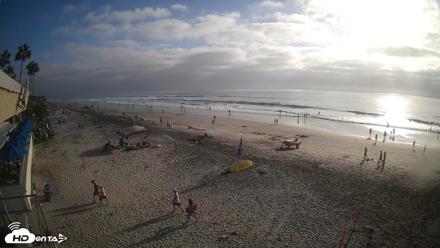 17th St. Del Mar Beach - 4K SW Live Webcam - Sep 12, 2026, 5:23pm PDT