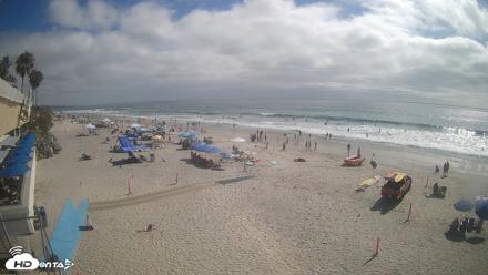 17th St. Del Mar Beach - 4K SW Live Webcam - Jun 27, 2026, 4:25pm PDT