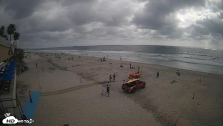 17th St. Del Mar Beach - 4K SW Live Webcam - May 16, 2026, 4:29pm PDT