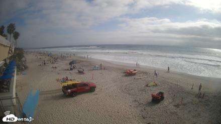 17th St. Del Mar Beach - 4K SW Live Webcam - Jun 5, 2026, 5:07pm PDT