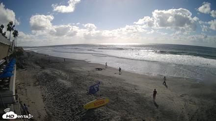 17th St. Del Mar Beach - 4K SW Live Webcam - Oct 12, 2026, 2:51pm PDT