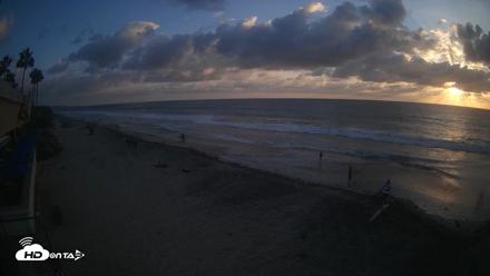 17th St. Del Mar Beach - 4K SW Live Webcam - Sep 21, 2026, 6:20pm PDT