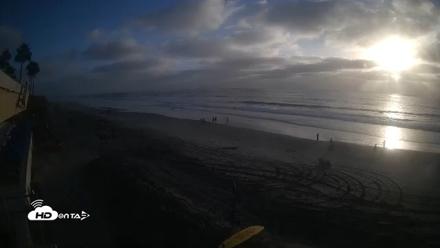 17th St. Del Mar Beach - 4K SW Live Webcam - Sep 30, 2026, 5:55pm PDT