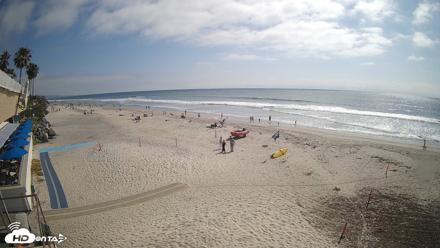17th St. Del Mar Beach - 4K SW Live Webcam - May 8, 2026, 3:55pm PDT