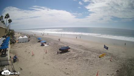 17th St. Del Mar Beach - 4K SW Live Webcam - Sep 10, 2026, 2:06pm PDT