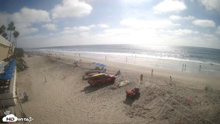 17th St. Del Mar Beach - 4K SW Live Webcam - Sep 25, 2026, 3:31pm PDT