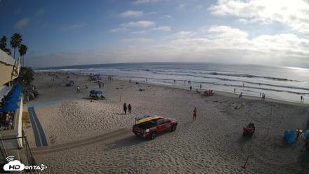 17th St. Del Mar Beach - 4K SW Live Webcam - May 9, 2026, 5:11pm PDT