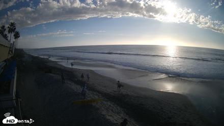 17th St. Del Mar Beach - 4K SW Live Webcam - Oct 20, 2026, 4:45pm PDT