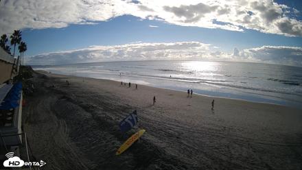 17th St. Del Mar Beach - 4K SW Live Webcam - Oct 23, 2026, 3:52pm PDT