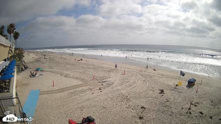 17th St. Del Mar Beach - 4K SW Live Webcam - May 21, 2026, 4:32pm PDT