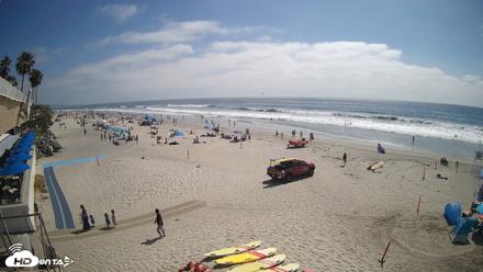 17th St. Del Mar Beach - 4K SW Live Webcam - May 9, 2026, 3:22pm PDT
