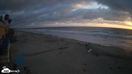 17th St. Del Mar Beach - 4K SW Live Webcam - May 25, 2026, 7:30pm PDT