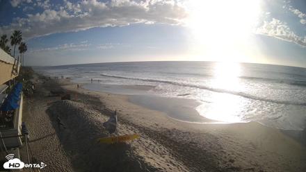 17th St. Del Mar Beach - 4K SW Live Webcam - Oct 20, 2026, 4:41pm PDT