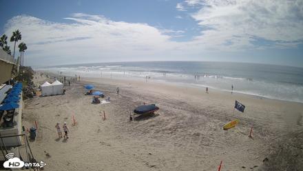 17th St. Del Mar Beach - 4K SW Live Webcam - Sep 10, 2026, 2:06pm PDT