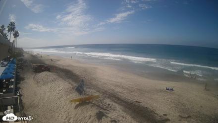 17th St. Del Mar Beach - 4K SW Live Webcam - Oct 20, 2026, 1:22pm PDT