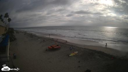 17th St. Del Mar Beach - 4K SW Live Webcam - Sep 20, 2026, 5:04pm PDT