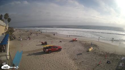 17th St. Del Mar Beach - 4K SW Live Webcam - Jun 6, 2026, 5:54pm PDT