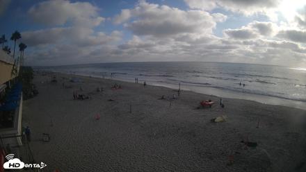 17th St. Del Mar Beach - 4K SW Live Webcam - Aug 12, 2026, 5:50pm PDT