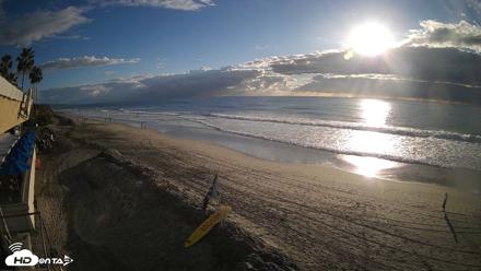 17th St. Del Mar Beach - 4K SW Live Webcam - Oct 23, 2026, 5:06pm PDT