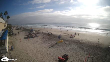 17th St. Del Mar Beach - 4K SW Live Webcam - Sep 12, 2026, 4:50pm PDT