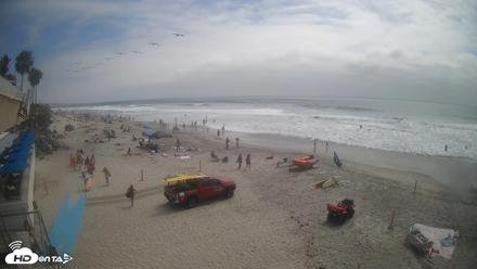 17th St. Del Mar Beach - 4K SW Live Webcam - Jun 5, 2026, 3:09pm PDT