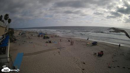 17th St. Del Mar Beach - 4K SW Live Webcam - May 23, 2026, 5:25pm PDT