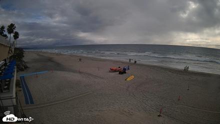 17th St. Del Mar Beach - 4K SW Live Webcam - Apr 12, 2026, 5:34pm PDT