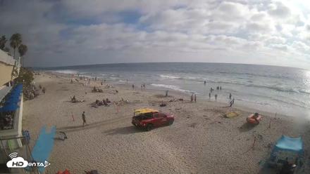 17th St. Del Mar Beach - 4K SW Live Webcam - Jun 25, 2026, 5:36pm PDT
