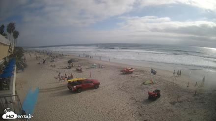 17th St. Del Mar Beach - 4K SW Live Webcam - Jun 5, 2026, 5:08pm PDT
